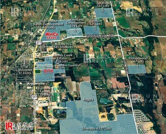 Plus de détails pour 12.83 Ac US-377 and Surveyors rd, Krugerville, TX - Terrain à vendre