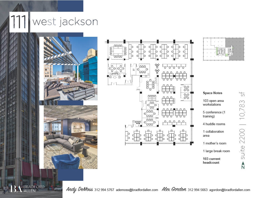 111 W Jackson Blvd, Chicago, IL for lease Floor Plan- Image 1 of 5