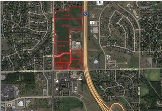 SWC of Guilford and Shiloh Rd, Rockford, IL - Aerial  map view