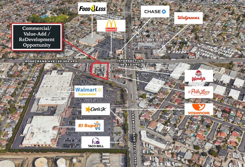 8860 Rosecrans Ave, Downey, CA à vendre - Photo principale - Image 1 de 1