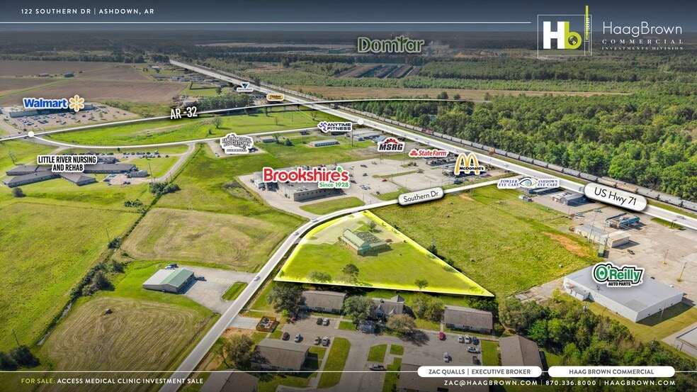 122 Southern Dr, Ashdown, AR for sale - Aerial - Image 2 of 4
