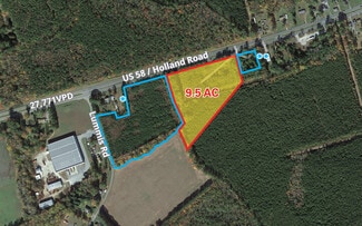 Plus de détails pour Holland Rd, Suffolk, VA - Terrain à vendre