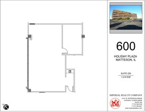 600 Holiday Plaza Dr, Matteson, IL for lease Floor Plan- Image 2 of 3