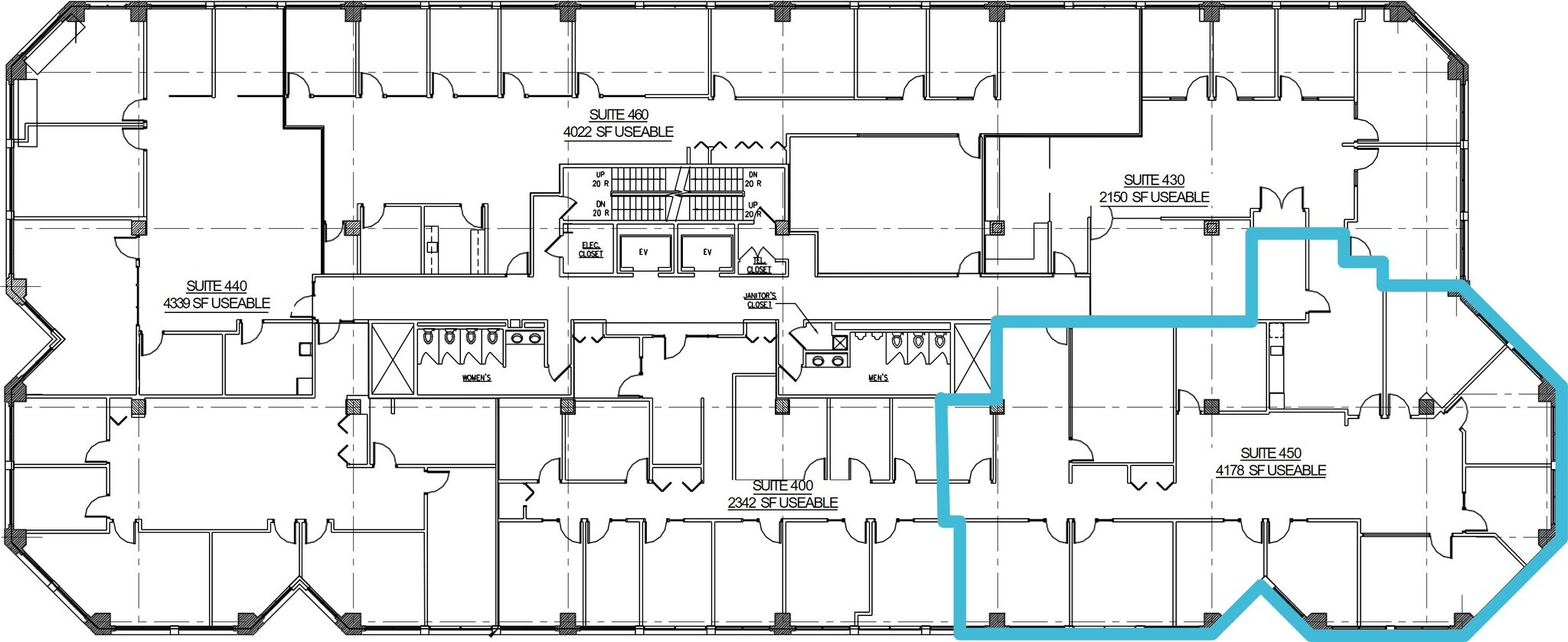350 W Hubbard St, Chicago, IL for lease Floor Plan- Image 1 of 2