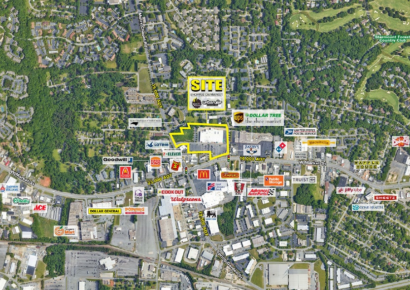 108 Muirs Chapel Rd, Greensboro, NC for lease - Building Photo - Image 2 of 4