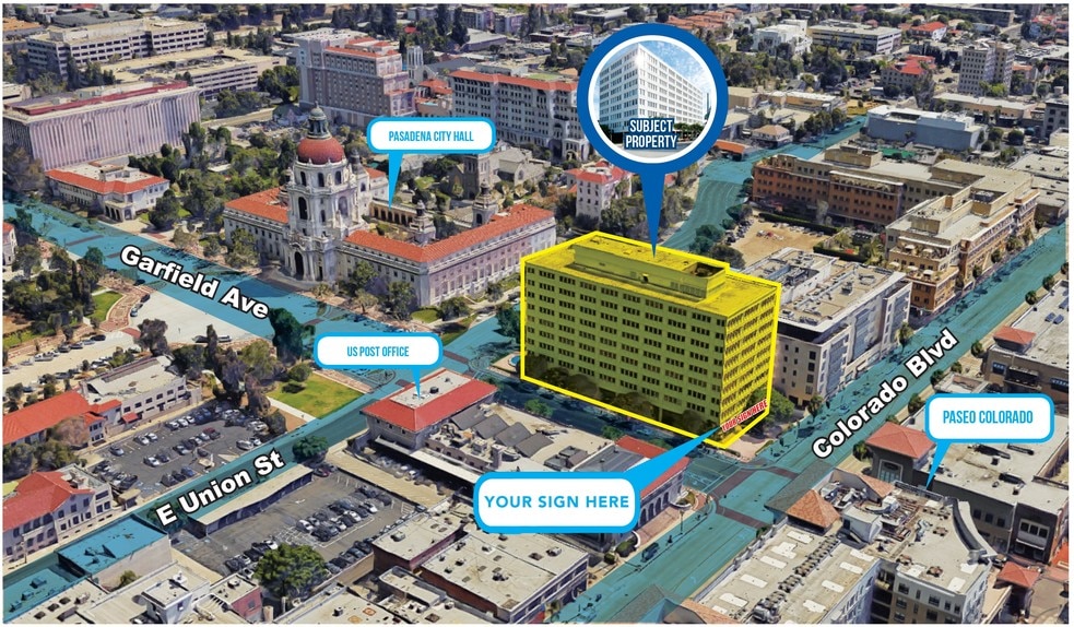 301 E Colorado Blvd, Pasadena, CA for lease - Building Photo - Image 3 of 16