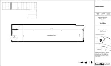 100 Trainyards Dr, Ottawa, ON à louer Plan d’étage- Image 2 de 28