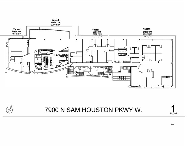 7900 N Sam Houston Pky W, Houston, TX à louer - Plan de site - Image 2 de 27