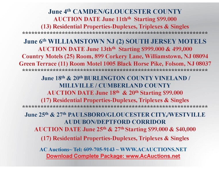 South Jersey Investor Portfolio Auction portefeuille de 2 propriétés à vendre sur LoopNet.ca - Photo du bâtiment - Image 2 de 15