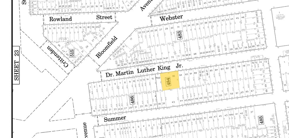 35 Martin Luther King Blvd, Newark, NJ à vendre - Plan cadastral - Image 1 de 1