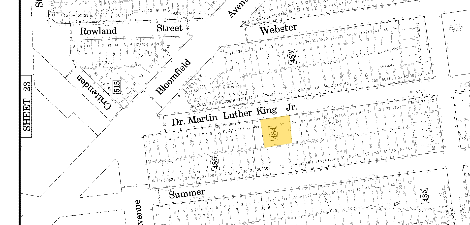 35 Martin Luther King Blvd, Newark, NJ à vendre Plan cadastral- Image 1 de 1