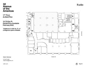 32 Avenue of the Americas, New York, NY à louer Plan d’étage- Image 2 de 2