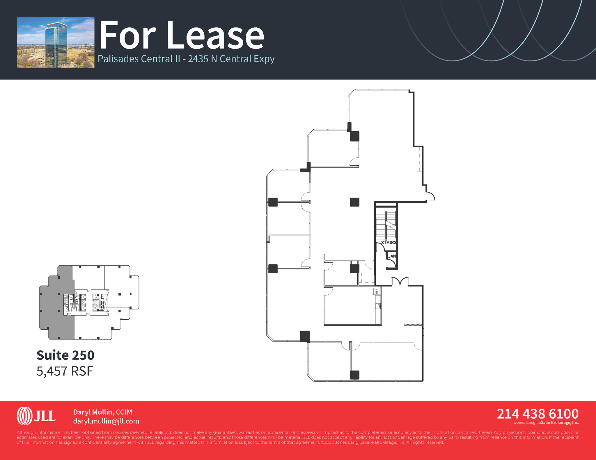 2425 & 2435 N Central Expy, Richardson, TX à louer Plan d  tage- Image 1 de 1