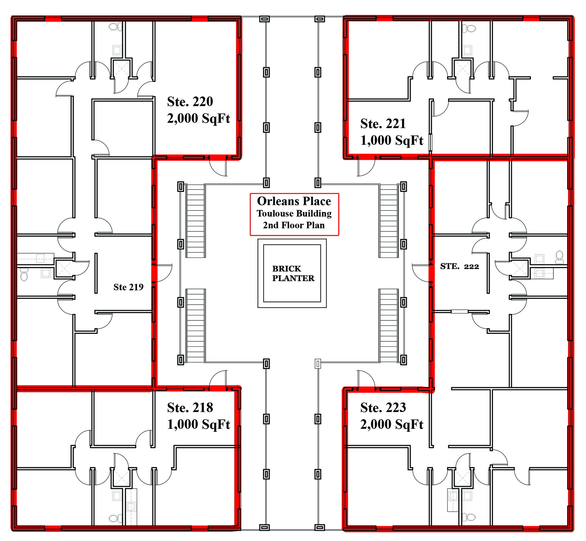 850 Kaliste Saloom Rd, Lafayette, LA à louer Plan d  tage- Image 1 de 1