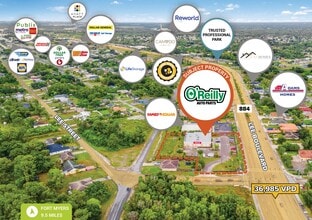 5003 Lee Blvd, Lehigh Acres, FL - AERIAL  map view