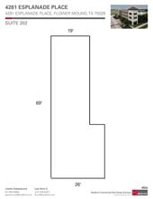 4281 Esplanade Pl, Flower Mound, TX for lease Floor Plan- Image 1 of 2