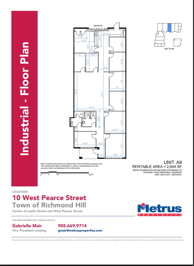 10 W Pearce St, Richmond Hill, ON for lease Floor Plan- Image 1 of 1