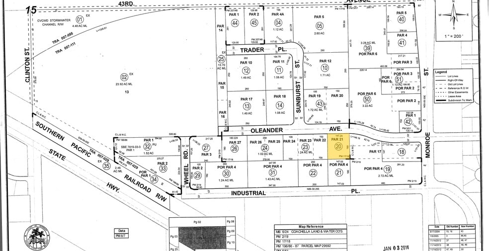 81837 Oleander Ave, Indio, CA à louer - Plan cadastral - Image 3 de 3