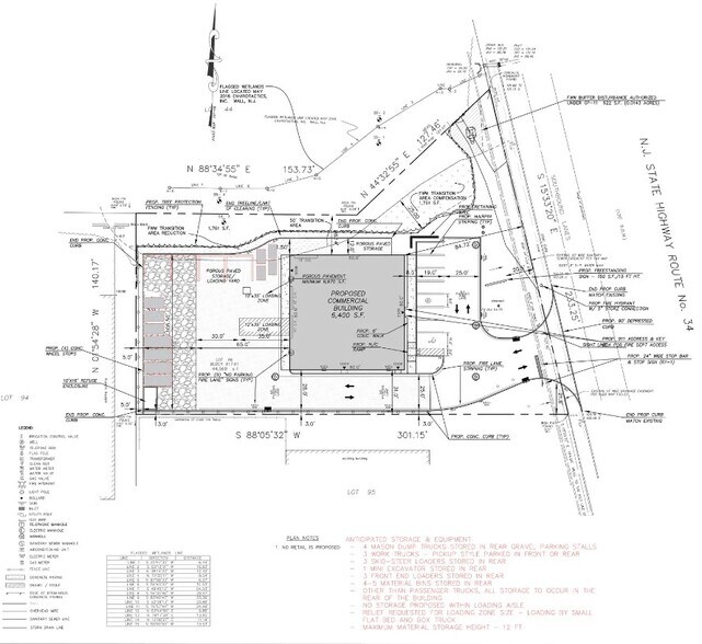 1671 Route 34, Wall Township, NJ à vendre - Plan de site - Image 3 de 5