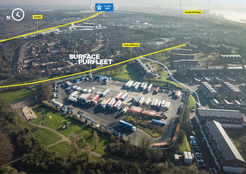Tank Hill Rd, Purfleet for lease - Aerial - Image 3 of 6