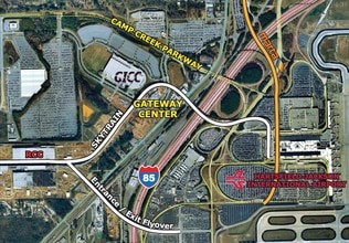 2077 Convention Center Concourse, College Park, GA - AERIAL  map view