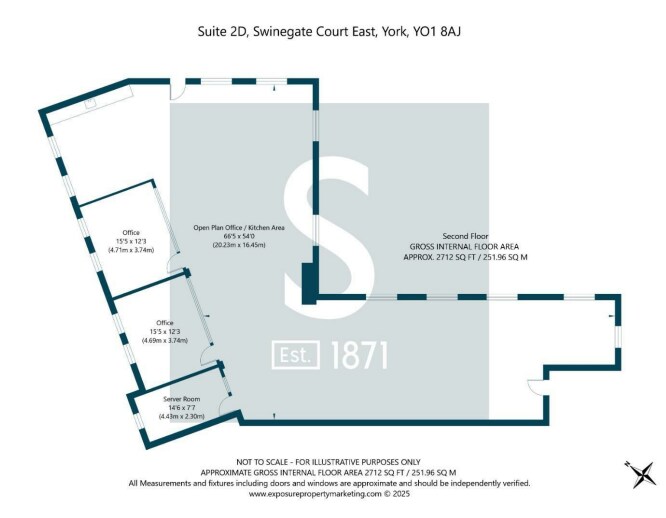 14 Swinegate Ct E, York for lease Floor Plan- Image 1 of 4