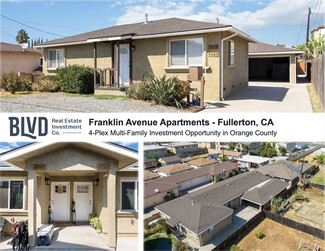 Plus de détails pour 3921 Franklin Ave, Fullerton, CA - Multi-résidentiel à vendre