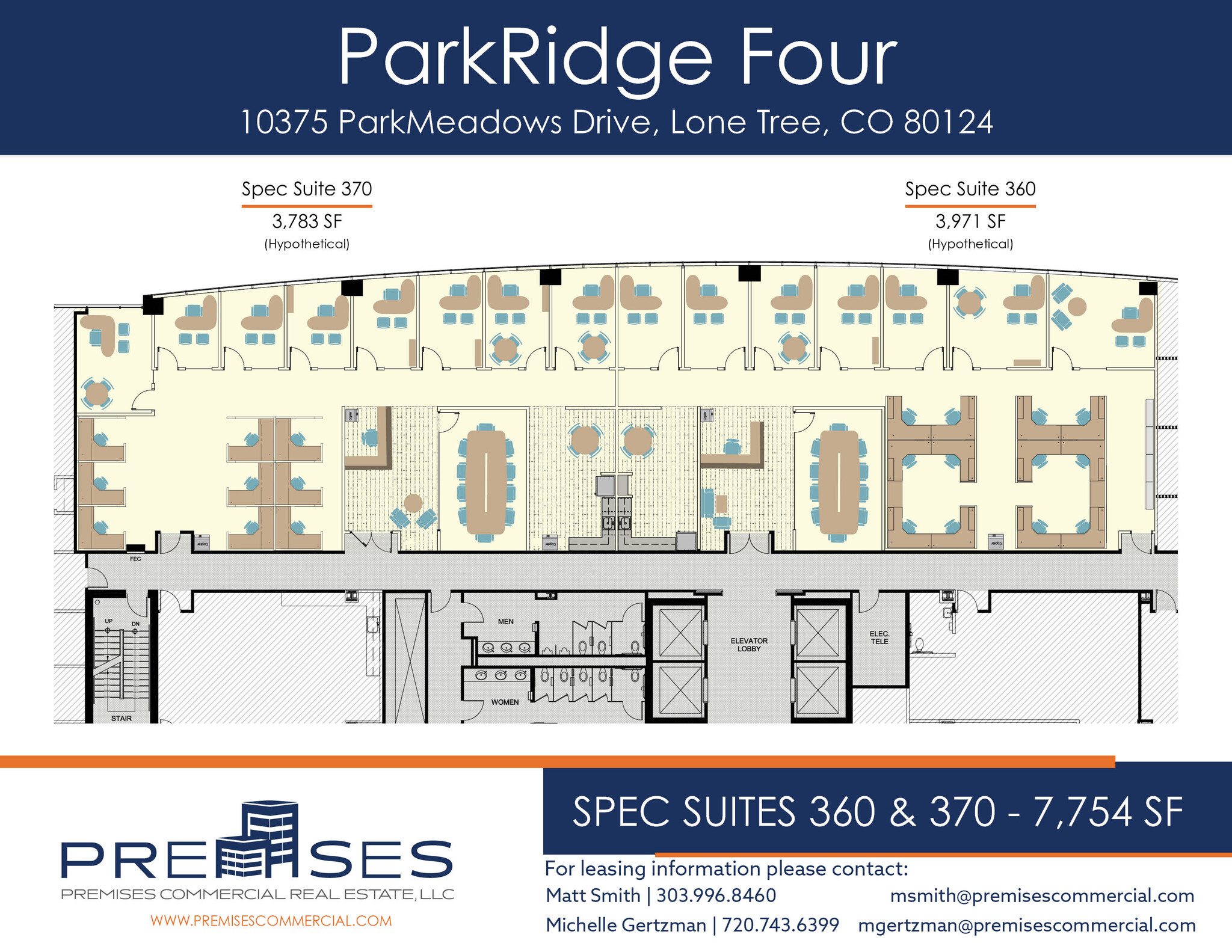 10375 Park Meadows Dr, Lone Tree, CO à louer Plan d’étage- Image 1 de 1