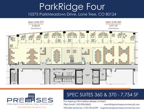 10375 Park Meadows Dr, Lone Tree, CO à louer Plan d’étage- Image 1 de 1