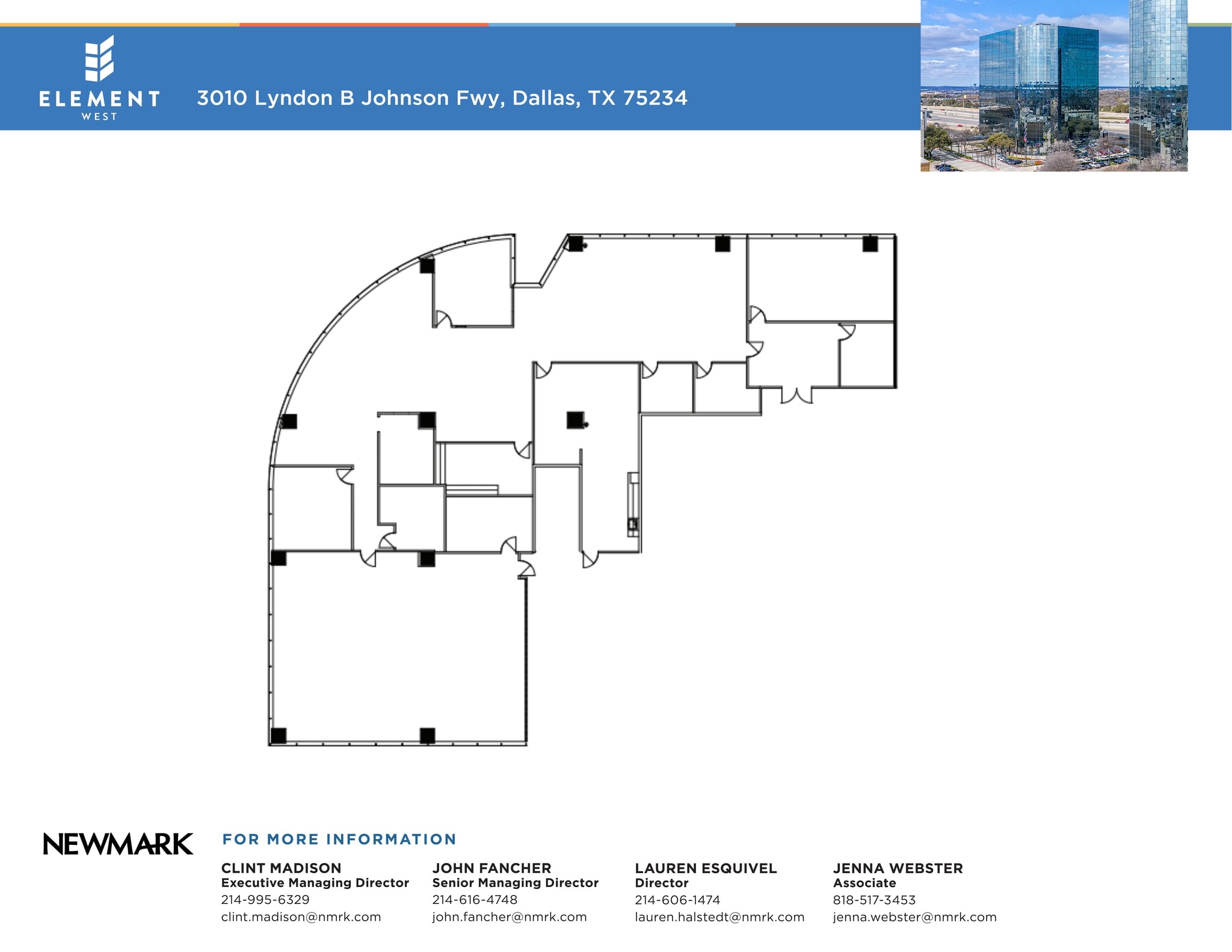 3010 Lyndon B Johnson Fwy, Dallas, TX à louer Plan de site- Image 1 de 2