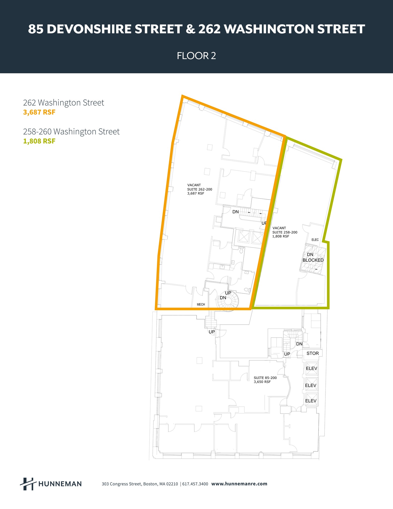 262 Washington St, Boston, MA à vendre Plan de site- Image 1 de 1