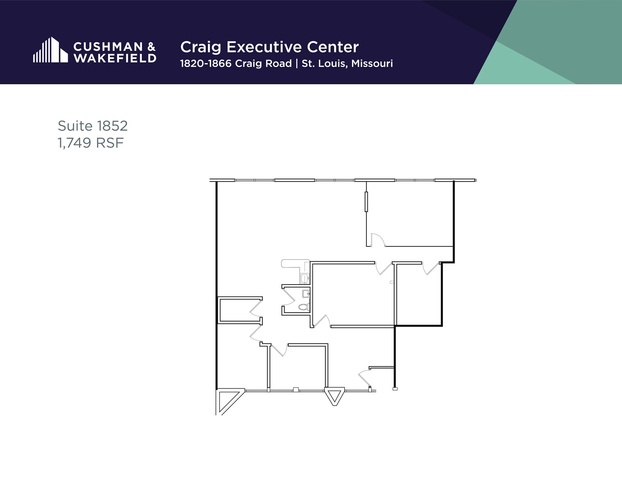 1820-1868 Craig Rd, Saint Louis, MO for lease Site Plan- Image 1 of 1