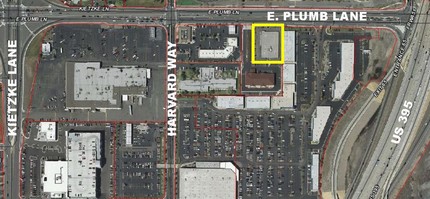 1270 E Plumb Ln, Reno, NV - aerial  map view - Image1