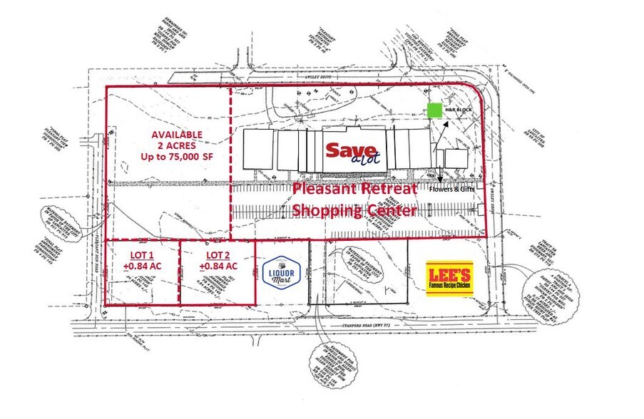 150 Pleasant Retreat Dr, Lancaster, KY for sale - Site Plan - Image 2 of 2
