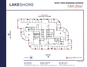 18101 Von Karman Ave, Irvine, CA for lease Floor Plan- Image 1 of 1