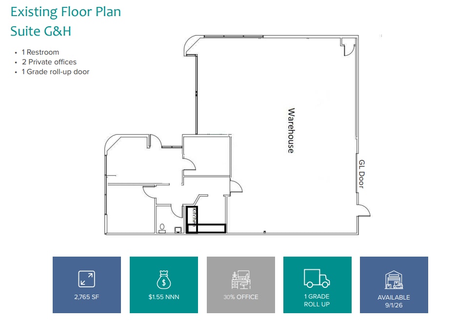 2720 Loker Ave W, Carlsbad, CA à louer Plan d’étage- Image 1 de 1