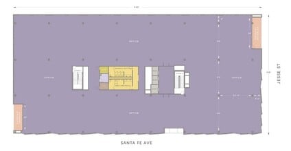 640 S Santa Fe Ave, Los Angeles, CA à louer Plan d’étage- Image 1 de 1