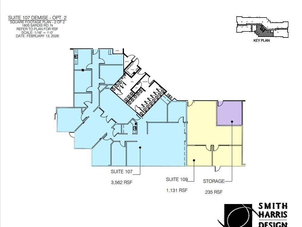 1805 Sardis Rd N, Charlotte, NC for lease Floor Plan- Image 1 of 1