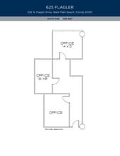 625 N Flagler Dr, West Palm Beach, FL for lease Floor Plan- Image 1 of 1