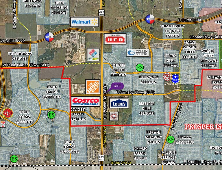 Preston & Ownsby Parkway, Celina, TX à louer - Photo du bâtiment - Image 3 de 7