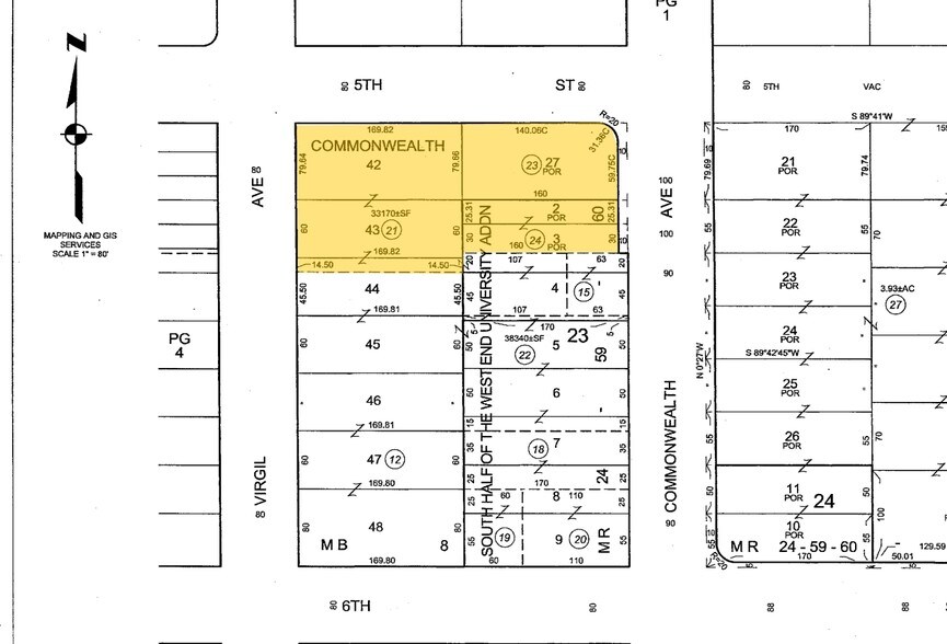 500 S Virgil Ave, Los Angeles, CA à louer - Plan cadastral - Image 2 de 3