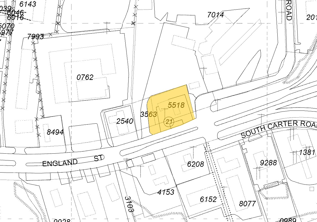 812 England St, Ashland, VA à vendre Plan cadastral- Image 1 de 2
