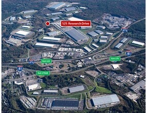 525 Research, Pittston Township, PA - Aerial  map view