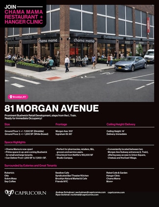 Plus de détails pour 81 Morgan Ave, Brooklyn, NY - Commerce de détail à louer