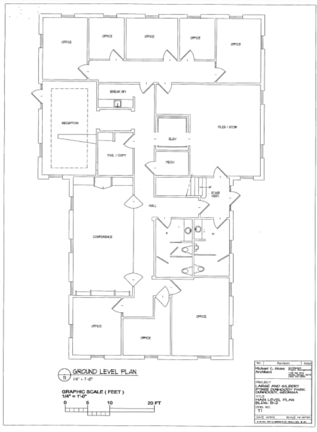 6849 Peachtree Dunwoody Rd NE, Atlanta, GA for lease Floor Plan- Image 1 of 1
