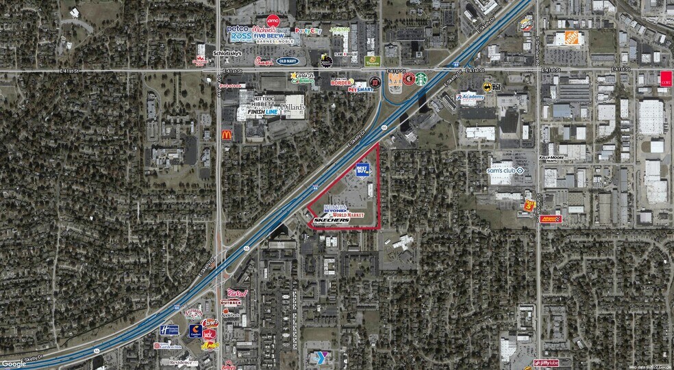 5302-5636 E Skelly Dr, Tulsa, OK à louer - Aérien - Image 3 de 18