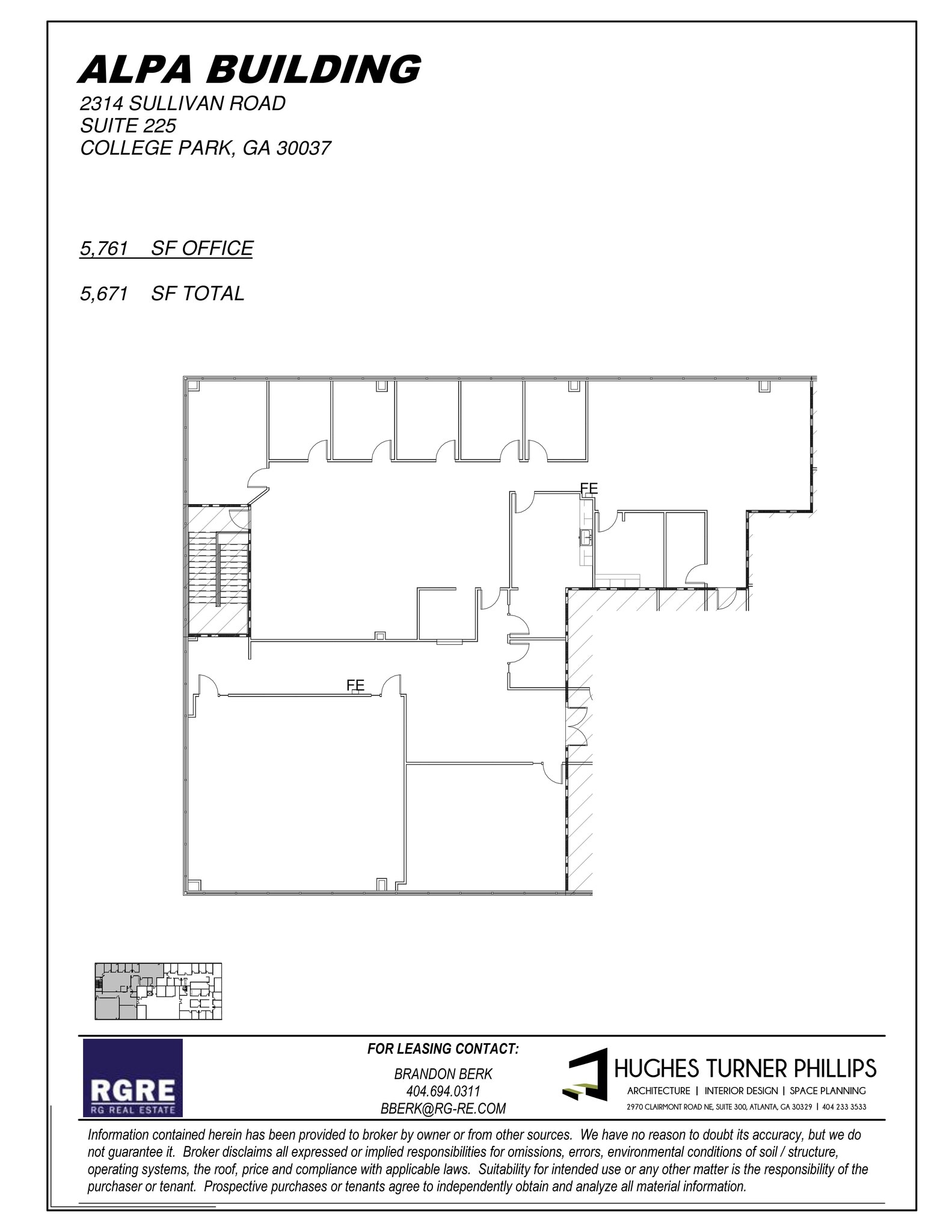 2314 Sullivan Rd, Atlanta, GA à louer Plan de site- Image 1 de 1