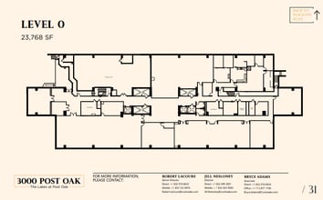 3000 Post Oak Blvd, Houston, TX for lease Floor Plan- Image 1 of 1