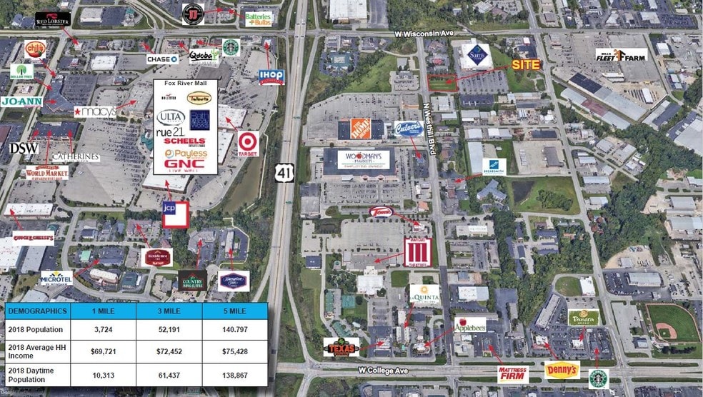 1000 N Westhill Blvd, Appleton, WI à vendre - Aérien - Image 2 de 3