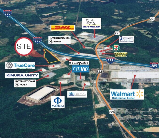 00 Hunter Industrial Park Rd, Laurens, SC à vendre - Photo du bâtiment - Image 2 de 8